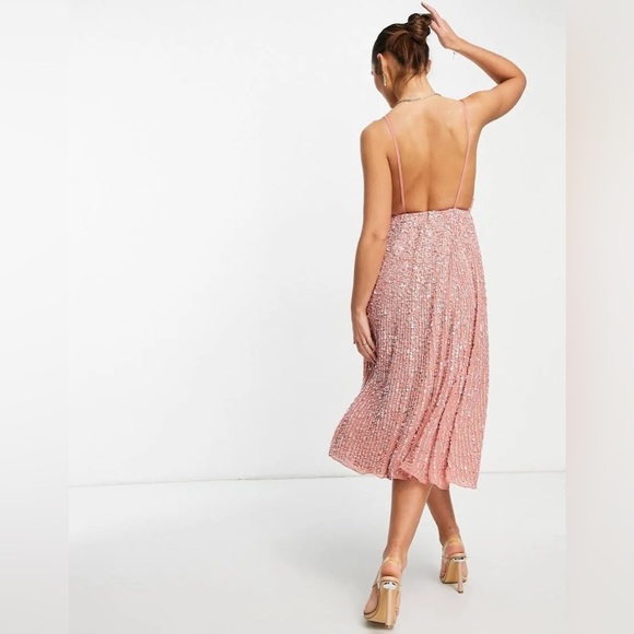 ASOS EDITION embellished cami midi dress - Picture 2 of 4